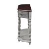 U_STYLE 52''Modern and Contemporary Curved Console Table Sofa Table Entryway Table for Hallway Living Room with 4 Drawers and 1 Shelf