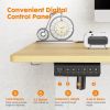 Electric Height Adjustable Standing Desk,Sit to Stand Ergonomic Computer Desk,Yellow,48'' x 24"
