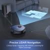 ILIFET10s Vacuum Cleaner Robot Mop Home Cleaning Auto Empty Station for 60 Days,2.5L Dust Bag, App Remote Control,3000Pa Suction