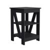 Side Table Rossville, Living Room, Black