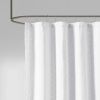 Woven Clipped Solid Shower Curtain