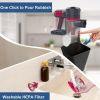 Cordless Vacuum Cleaner, 25Kpa 210W Brushless Motor Stick Vacuum with 35 Mins Long Runtime Detachable Battery