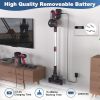 Cordless Vacuum Cleaner, 25Kpa 210W Brushless Motor Stick Vacuum with 35 Mins Long Runtime Detachable Battery