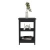 Side Table Rossville, Living Room, Black