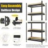 PrimeZone 32"W x 16"D x 63" H Storage Shelves - 2 Pack 5 Tier Adjustable Garage Storage Shelving, Heavy Duty Metal Storage